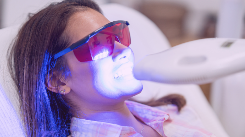 blanqueamiento en el dentista